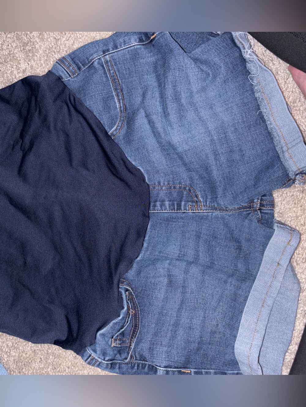 Maternity Jean shorts